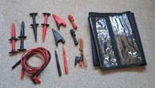 Fluke Bespoke Custom Set Test Lead Crocodile Alligator Hook Temperature Probes