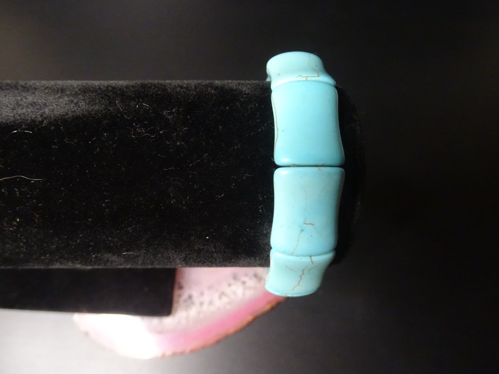 Beautiful Southwestern Beaded Rectangular Turquoi… - image 5