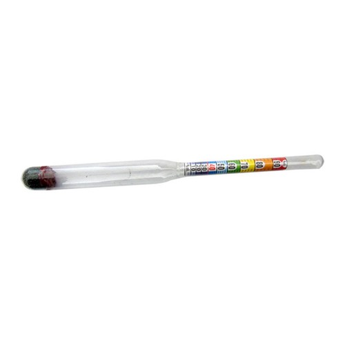 Alcohol Content Tester Hydrometer 0-96% for Kombucha Mead Brewing Glass Tool