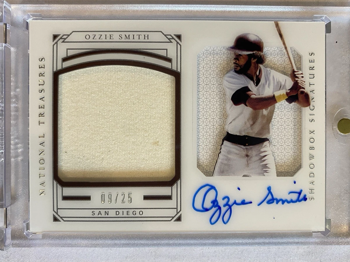 Panini Ozzie Smith Baseball Original Autographed Sports Trading