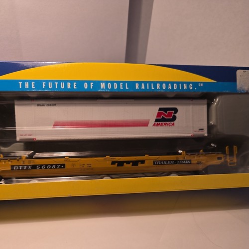 Remolque HO ATHEARN 7263 HUSKY STACK tren vagón con contenedor - nuevo en caja  | Zustand: New