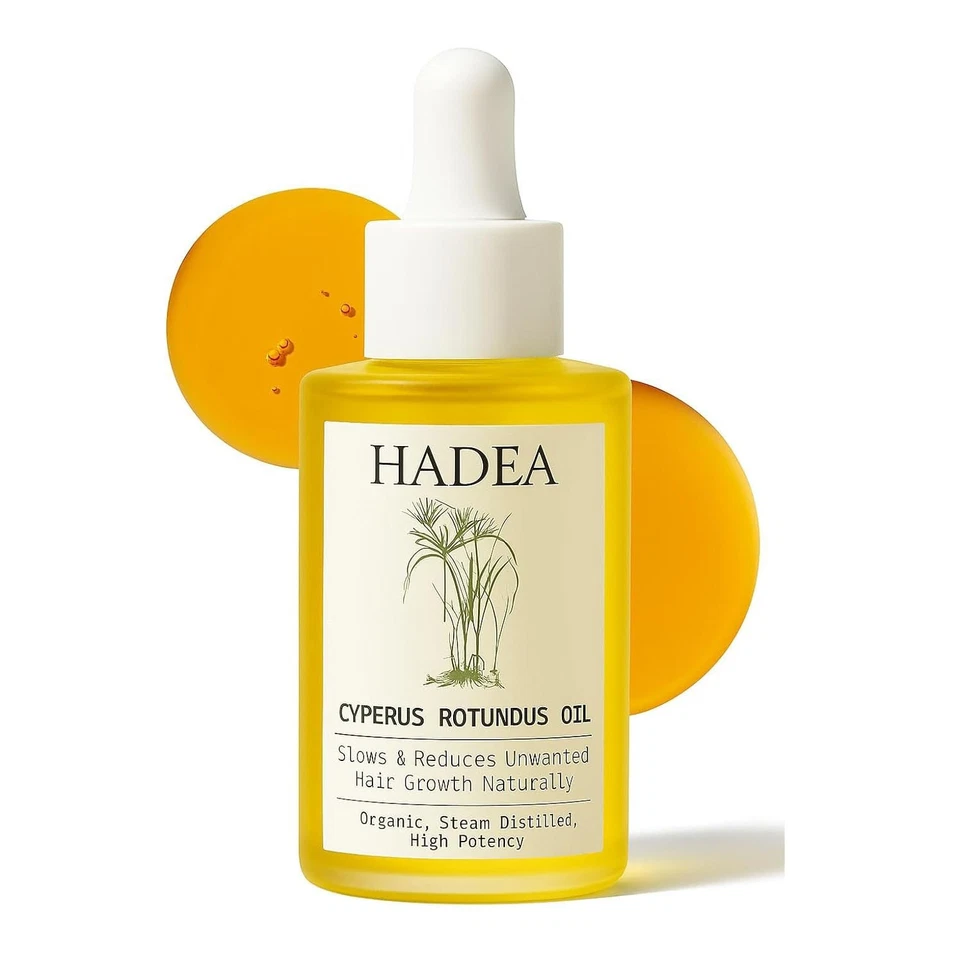 1/2X Aceite Cyperus Rotundus para Reducir el Crecimiento del Cabello, Inhibidor Cabello 100% Orgánico 30ml Foto 3 de 4