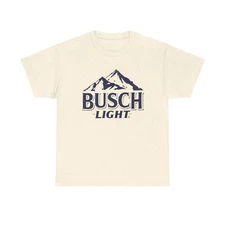 Busch Light Graphic T Shirt Unisex Heavy Cotton Tee