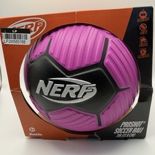Nerf Soccer Ball 7in Pink Soft Foam Indoor Outdoor NEW