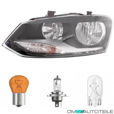 Depo Scheinwerfer links H4 passt für VW Polo V 6R1 6C1 Baujahr 2009-2014