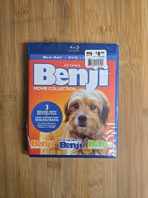Benji: 3 Movie Collection (Blu-ray, Brand New) Combined Shipping Available!