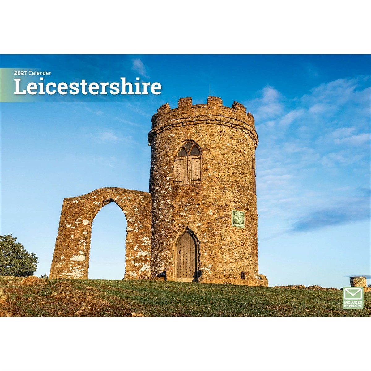 Leicestershire A4 Calendar 2027, Wall Calendars, Month To View, Travel, Gift