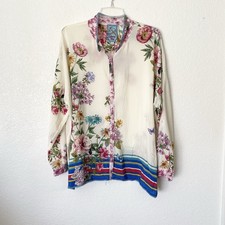 Johnny Was Wilton Silk Blouse