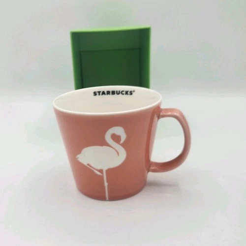 Starbucks Pink Flamingo Mug  12 oz  MIC 2016 With  sku 01107049 New Rare