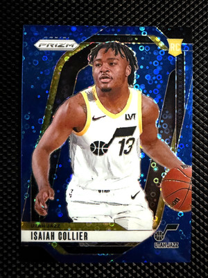 2024-25 Panini Prizm ISAIAH COLLIER Rookie Blue Fast Break Prizm /150 Jazz MINT