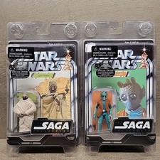Star Wars The Saga Collection Sand People Tuscan Raider   Greedo Action Figures