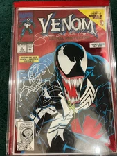 Venom: Lethal Protector #1 (1993)  signed  Sam de la Rosa with venom remark