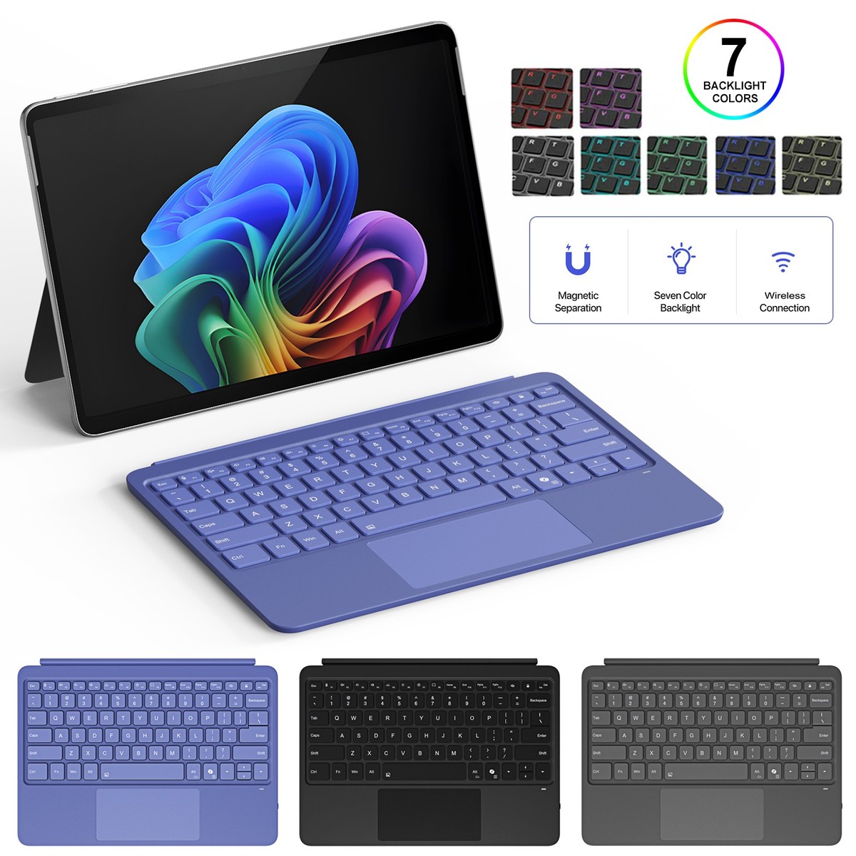 Bluetooth Keyboard for Microsoft Surface Pro 12