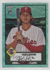 2021 Topps Chrome Platinum Anniversary Aqua Wave Refractor Alec Bohm #1 lz7