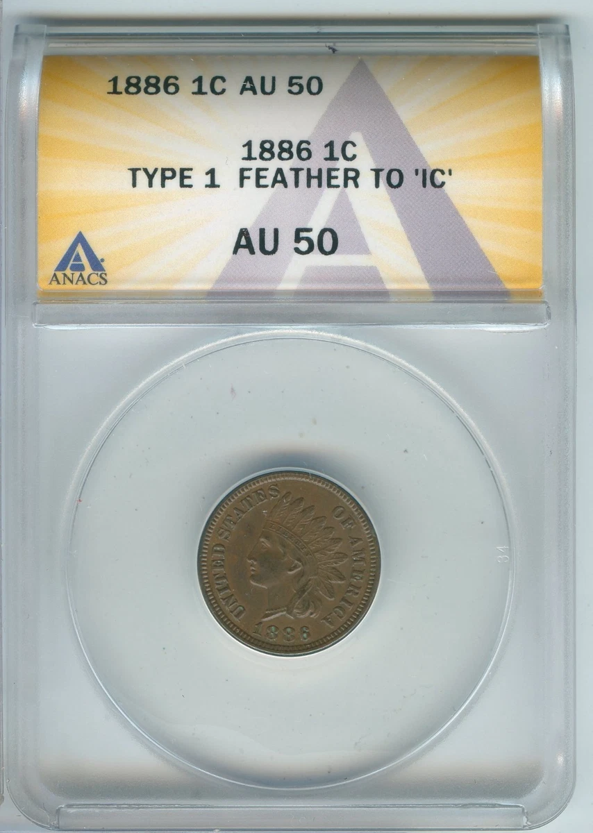 あ*こ ANACS 1886 Year Indian Head Small Cents (1859-1909) for sale | eBay