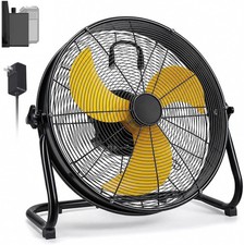 18" High Velocity Brushless Floor Fan Compatible with Dewalt 20V Max