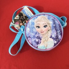 Disney Frozen Princess Elsa Shoulder Bag Girl Kids Round Crossbody Bag