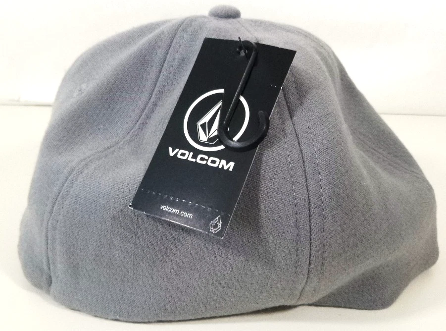 Volcom-Mens Flex Fit, Fitted Hat-Large/XL-Stretch Back-Gray-NEW w/Tags! - Image 4 of 4