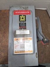 Square D H361 30 Amp 600 VAC/DC 3 Pole Fusible Safety Switch