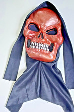 Fearsome Faces Skull Mask Fun World Easter Unlimited MK Metallic Shroud
