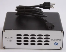 Glyph StudioRaid External HDD RAID 0 1 JBOD Firewire FW 800 USB 3 SR8000 READ