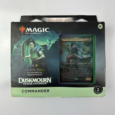 Magic: The Gathering Duskmourn House of Horror Death Toll Deck - New Sealed