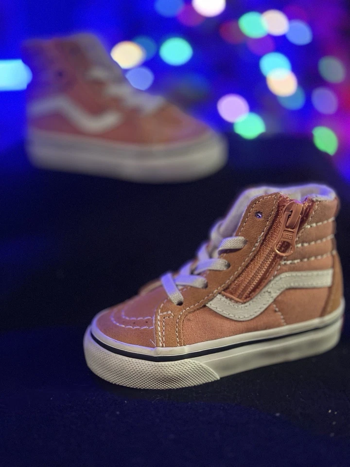 Vans  Sk8-Hi Side Zip ‘Color Theory Sun Baked’ |  VN0009R9BM5  Size 4Y - Image 2 of 4