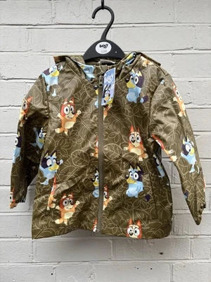 Bluey Boys Spring Coat 2-3 Years New Rubber Feel Coating - Image 1 of 3