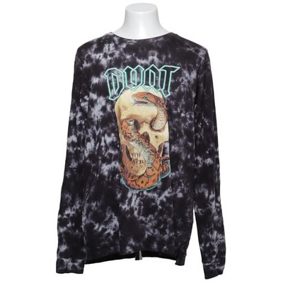 DVNT Clothing, Langarmshirt, Größe: L, Schwarz/Weiß/Mehrfarbig, Baumwolle #dyC