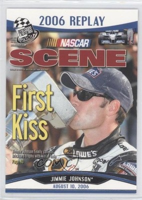 2007 Press Pass NASCAR Scene Jimmie Johnson #94 HOF 0b6
