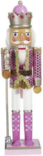 Kurt Adler 15-Inch Pink Nutcracker, Multi