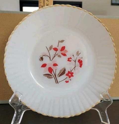 Vintage Glass Cereal Or Soup Bowls Set Of Four