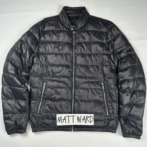 Prada Puffer Jacket Nero Medium