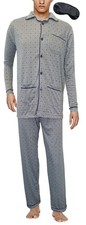 i-smalls Men's Traditional Flannel Soft Cotton Pyjama Set