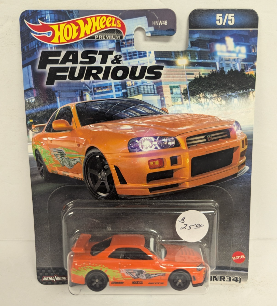 Hot Wheels Fast & Furious Nissan Skyline GT-R BNR34 | eBay