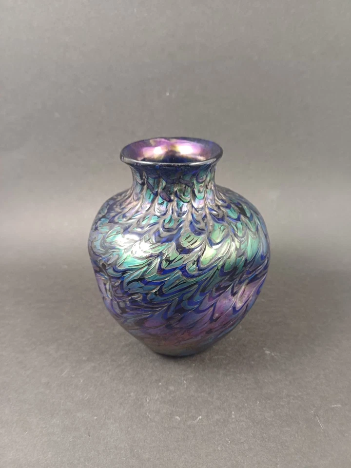 Kralik Jugendstil Vase um 1900 - Bild 4 von 4