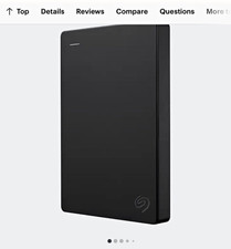 Seagate 2TB Portable External HDD USB 3.0 USB-A Black SRD0NF1