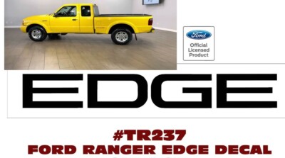 5 pc EDGE FORD RANGER SET RED VINYL DECAL STICKER VEHICLE TRUCKBED