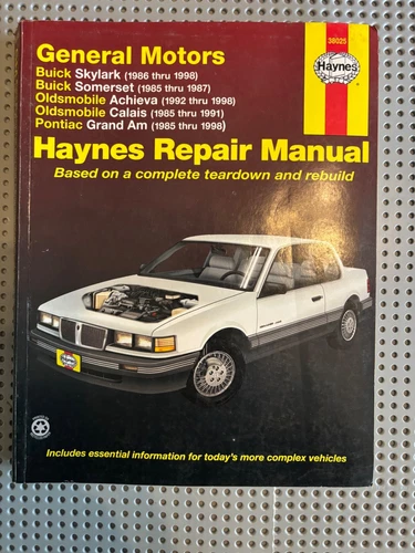 Haynes Repair Manual General Motors Buick Skylark 1986 thru 1998 plus others