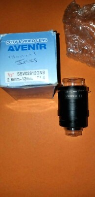 AVENIR SSV02512GNB 2.8-12mm F1.4 Manual Iris CCTV Lens