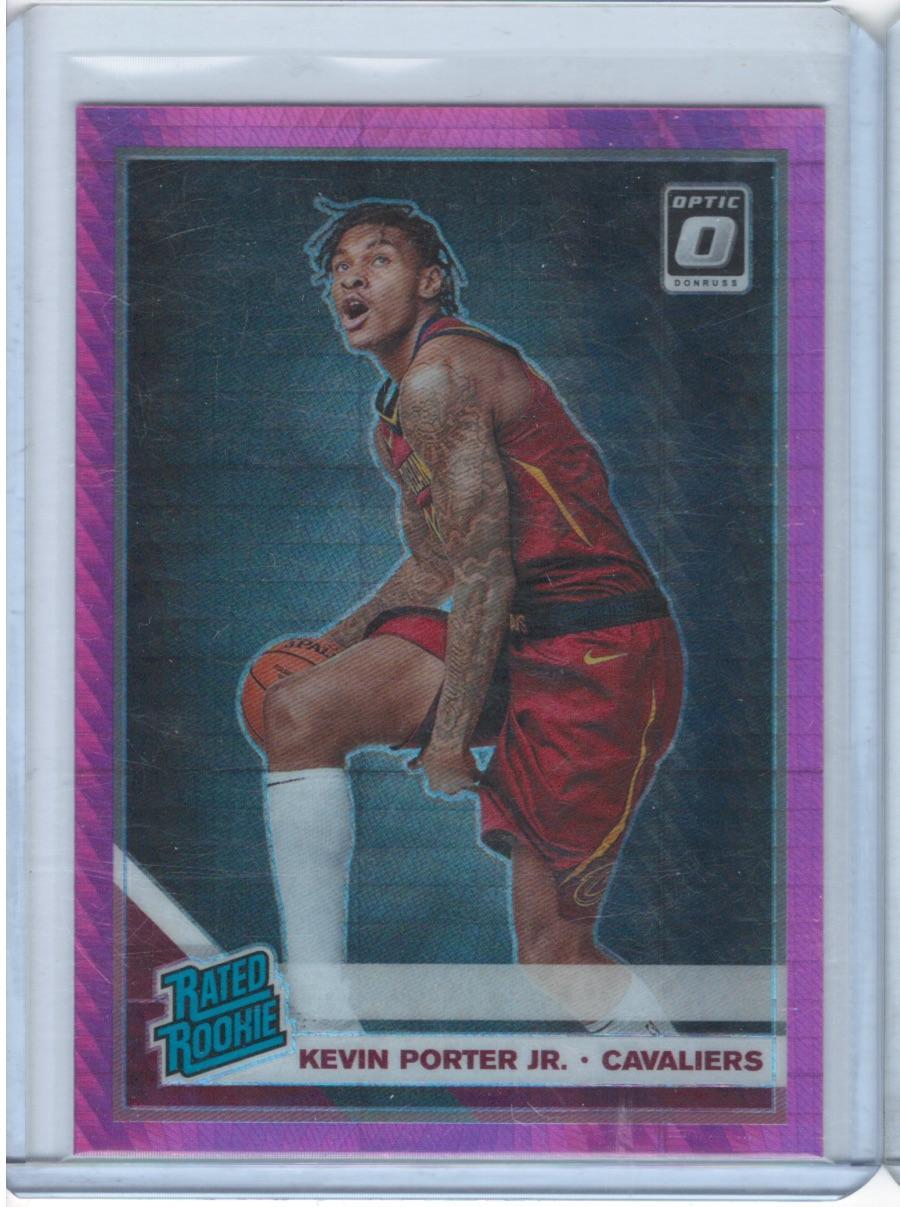 Kevin Porter Jr. 2019-20 Donruss Optic #179 Hyper Pink Cleveland Cavaliers