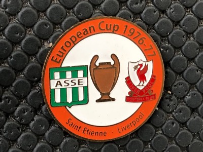 Pin’s ASSE – FC Bayern München 1976 – Souvenir De Match De Légende