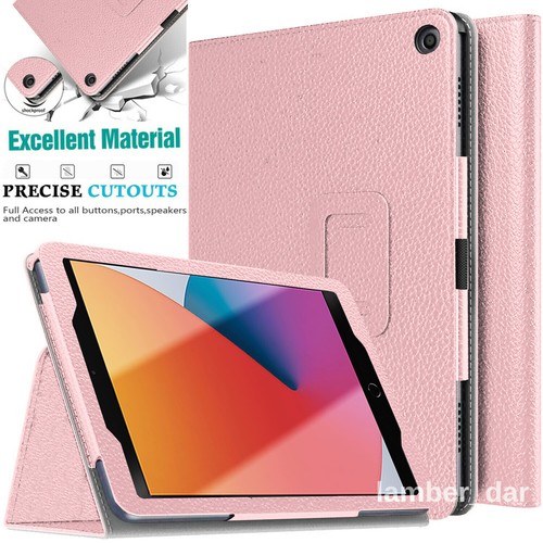 iPad Case 10.2 9th Generation 8th 7th (2021/20/19) Leather Flip Stand Case Cover - Picture 18 of 19