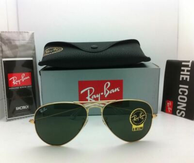 Ray-Ban AVIATOR CLASSIC サングラス　ケース New Ray-Ban Aviator Sunglasses RB 3025 W3234 55-14 Gold Frames G