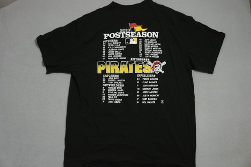 Pittsburgh Pirates Shirt Herren Extra Large schwarz Postseason 2013 MLB Baseball - Bild 8 von 10