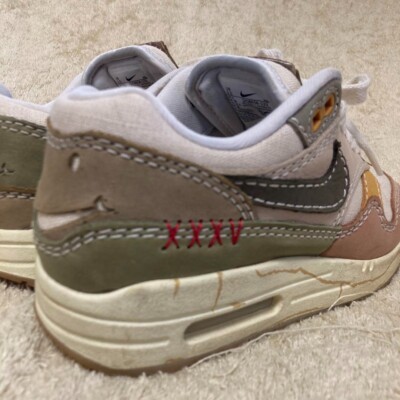 NIKE カトレスアッフスニカ IB3082 133 Nike Women's Air Max 1 Premium Wabi Sabi Kintsugi DQ8656-133
