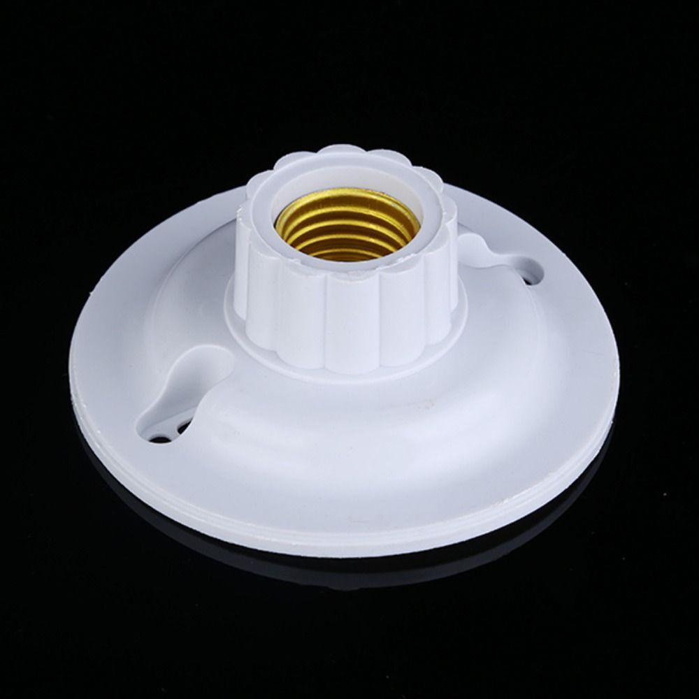 Round Light Base Plastic shell Fitting Socket Plug for Home | eBay