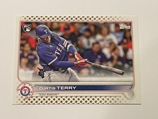 2022 Topps Baseball Gold Stars Rookie #97 - Curtis Terry RC - Texas Rangers