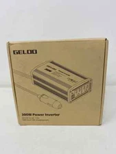 Geloo 300W Power Inverter DC 12V to 110V AC Car Charger Converter with 4.8A