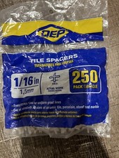 QEP 10006Q 1/16-Inch Tile Spacers for Spacing of Floor or Wall Tiles 250-Piece